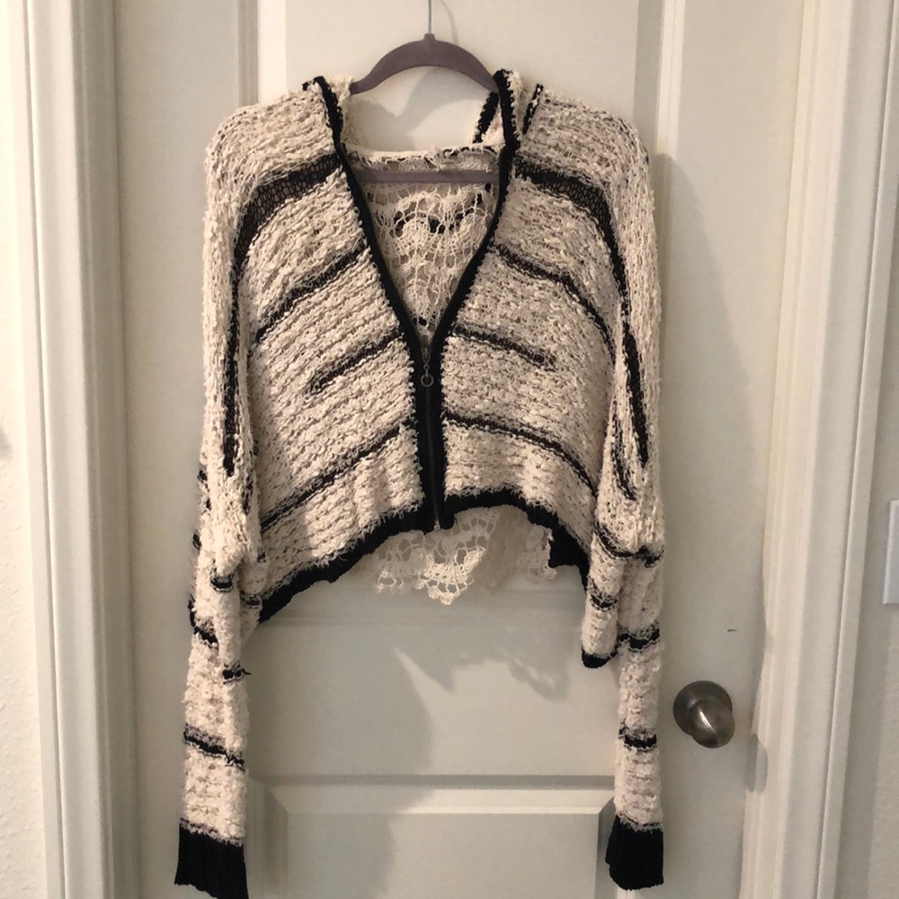 ❤️Free People Cropped Zip Up❤️